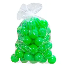 Kit 50 Bolinhas Para Piscina Verde Cor Única Não Amassam