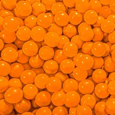 25 Bolinha De Piscina Laranja Infantil Cor Única Laranja