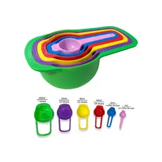 Kit De Colheres Medidoras Cozinha Culinária Confeitaria - 250ml,125ml,85ml,60ml,15ml,7ml