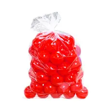 Kit 25 Bolinhas Para Piscina Vermelho Cor Única Não Amassam