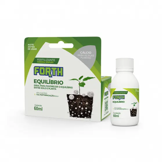 Adubo Fertilizante Equilíbrio Forth 60ml Concentrado Rende+