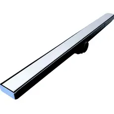 Ralo Inox Oculto invisível Cola Piso 5x70cm Sifonado Banheiro Lavabo Área gourmet Lavanderia