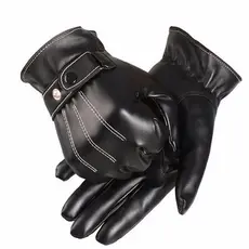 Promoção! Luva Couro Ecológico Para Motos No Tempo Do Frio. luva bonita e confortável