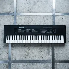 Teclado Eletrônico Infantil Big Fun Com Microfone E Cabo USB 61 Teclas