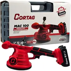 Máquina Profissional Para Assentar Pisos Com Ajuste de Vibração, Ventosa À Bateria 18V MAC100 - Cortag