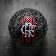 Bola do Flamengo CRF Para Society, Futebol de Campo Licenciada Tamanho 5 Dualt