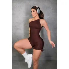 Macaquinho academia detalhe argola no ombro empina bumbum -- suplex premium