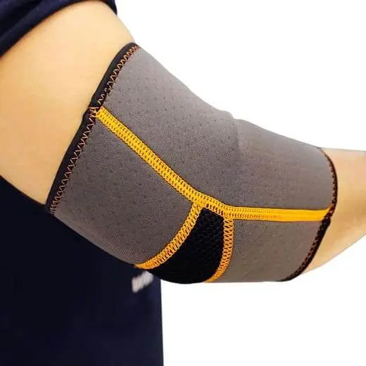 Cotoveleira Protetora Neoprene Crossfit Tendinite Estabilidade Articulação Compressão LiveUp Sports