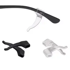 Kit 6 Gancho De Orelha Para Haste De Óculos Anti Deslizante Flexível Silicone