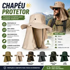 Chapéu Pescador Australiano Boné Pesca Proteção Pescoço Sol Chapéu Pescador Camping Australiano Proteção Nuca Pescoço