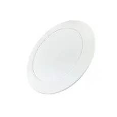 Painel Plafon Redondo 12w 17 Cm Embutir Luminaria De Teto Palide