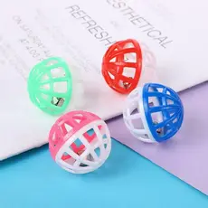 Bola Bolinha com Sinos Coloridos de Brinquedo para Gato de Estimação Pet / Brinquedo Interativo