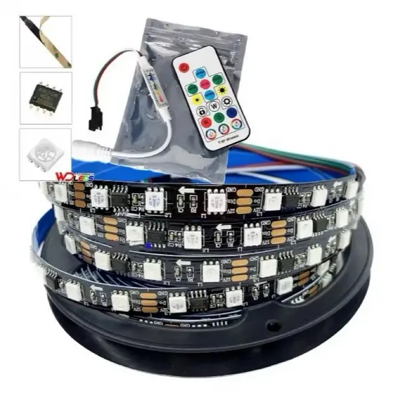 Fita Led 4D Black 2811 5 Metros 300 Leds Ip20 com controladora