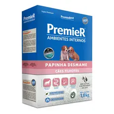 Ração Premier Ambientes Internos Papinha Desmame para Cães Filhotes - 1Kg