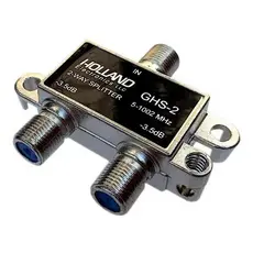 Divisor de Sinal 1x2 Saídas 1ghz, para Antena Vhf, UHF, Net, Tv cabo, Sky, Holland