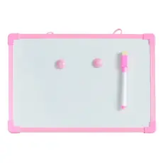 Quadro Branco Infantil Magnético Sortido com Caneta e Ímãs Apagar Fácil Escolar Estudo
