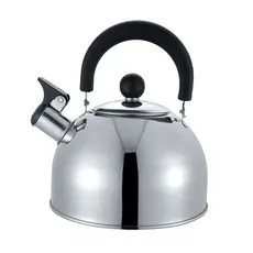 Chaleira Inox com Apito para Fogão Gás Elétrico Ferve Rápido Luxo
