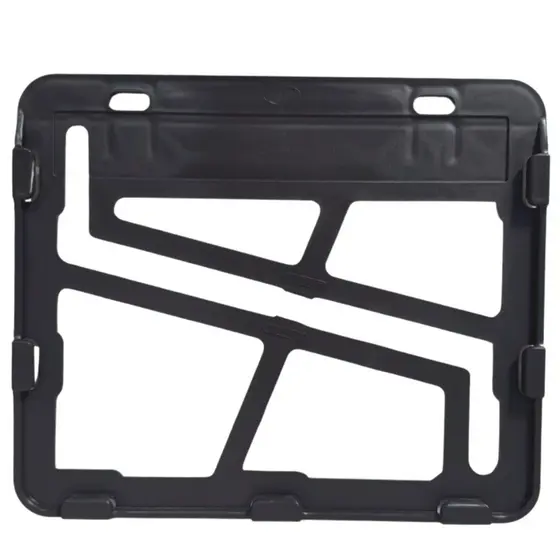 Suporte De Placa Moto Protetor Moldura Resistente Mercosul