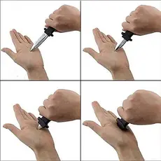 Pegadinha Faca Falsa Retrátil Brinquedo Trolagem Engraçado Divertido Rir Risada Engraçado