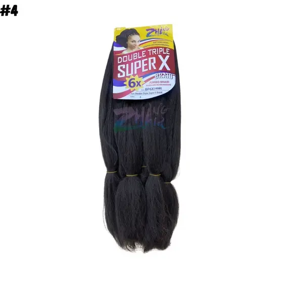 Cabelo Jumbo Super x 400 gramas Box Braid E Tranças cor 4