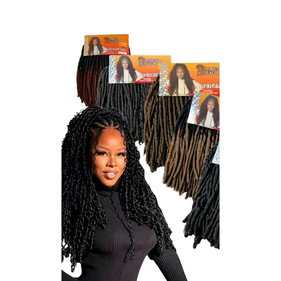CABELO SINTÉTICO NINA SUPER SOFTEX 5X 360g AFRICAN BEAUTY