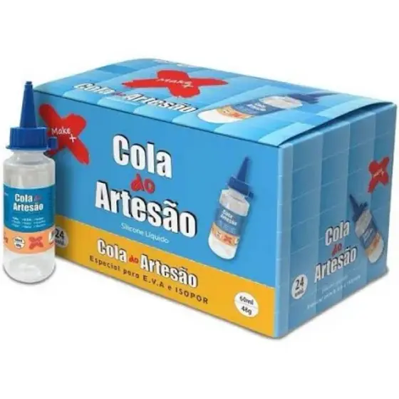 Cola do Artesão / Cola de Silicone 60ML C /12