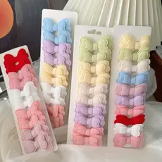 10 Peças Acessórios de Cabelo Infantil com Laço Fofo para Meninas 026-002