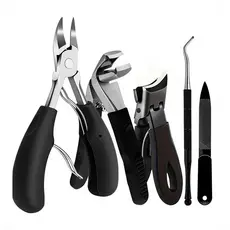 Alicate mola dupla De Cortar Unha Curvado Profissional Aço Inox Manicure Pedicure Podologia De Unha