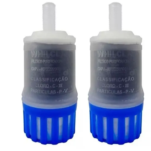 Kit 2un Refil Vela Filtro Whilcla Purificador - Carvão Ativado c/ aprovação Inmetro
