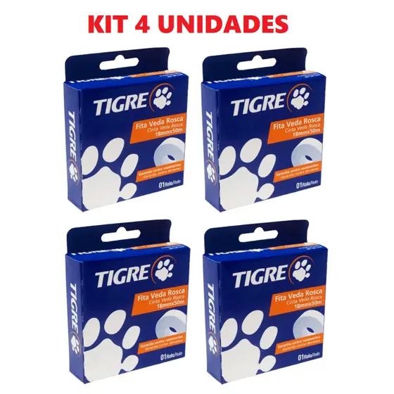 VEDA ROSCA TIGRE FITA TEFLON GRANDE 18mm x 50metros
