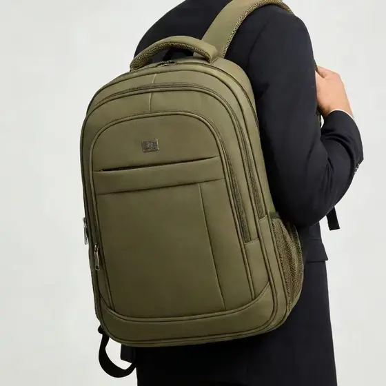 JAMI JAMI Mochila Minimalista Em Nylon Impermeável Com Grande Capacidade Trabalho Escola Universitário Unissex TM9157