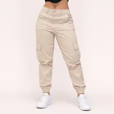 Calça Cargo Feminina Jogger Cintura Alta Com Bolso Lateral Com Lycra Streetwear Stillger