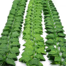 1 metro de planta verde artificial decoração de jardim de casamento de hera artificial