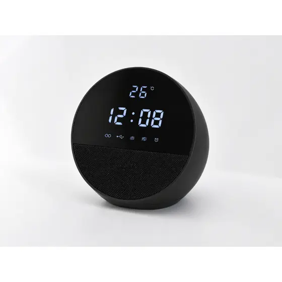 🔊 CAIXA DE SOM BLUETOOTH A’GOLD SM-53 RÁDIO + RELÓGIO DESPERTADOR + FM 🔥 ⏰ Som Potente 15W + Bluetooth 5.3 + Display LED