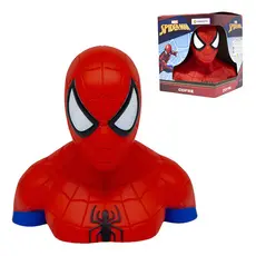 Homem Aranha Cofre Decorativo Marvel Geek 3d Spider Busto - Vermelho