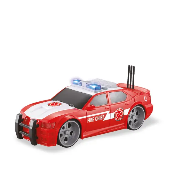 Carrinho City Rescue Polícia Fricção Luzes Som