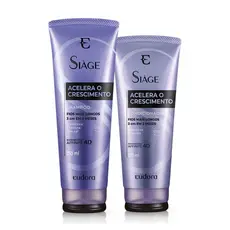 Kit Siàge Acelera o Crescimento Shampoo e Condicionador Eudora