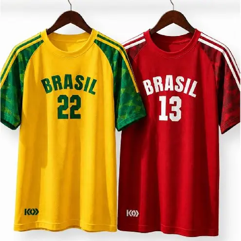 Camiseta Brasil Dry Fit Masculina Feminina Infantil Academia Treino Futebol Torcida 2026 22 13 14 70