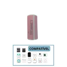 Etiqueta Adesiva 50x30 Para Mini Impressora Gato - Cor Rosa