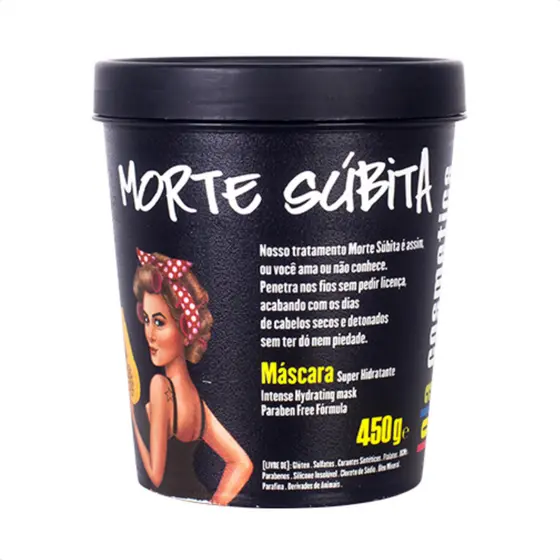 Morte Subita Mascara Super Hidratante 450g Lola Cosmetics