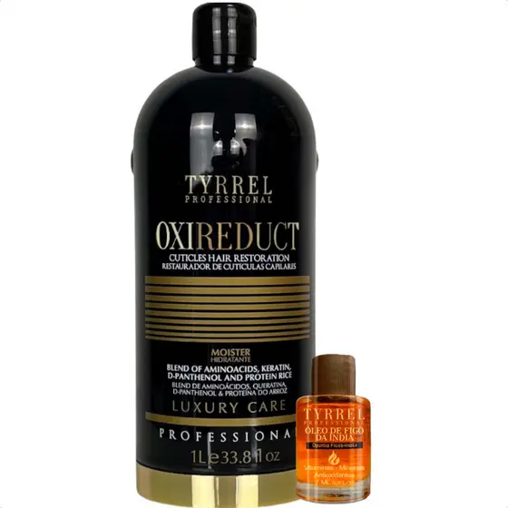 Escova Progressiva Oxireduct 1 L + Oleo De Figo 7ml Tyrrel Professional