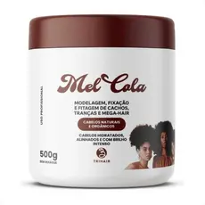 Trihair - Mel cola para Cachos Naturais e Orgânicos - 500g - Modelador - Finalizador - Fitagem