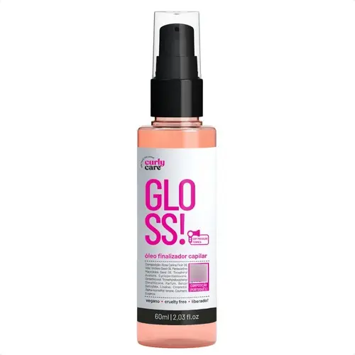 Gloss! Oleo Finalizador Capilar Antifrizz 60ml Curly Care