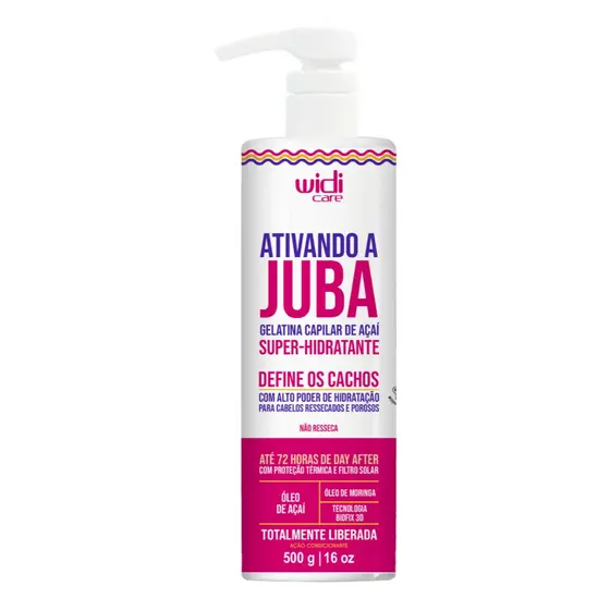 Ativando A Juba Gelatina Super Hidratante 500g - Widi Care