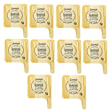 OFERTA 9.9 KIT 10 Tábuas de Madeira Natural Hamburguer "Burguer Time" Cozinha, Petiscos