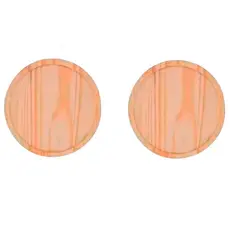 OFERTA 9.9 KIT 2 Bandejas de Madeira Natural Redonda para Forma de Pizza 25cm, Cozinha, Forno, Pizzarias