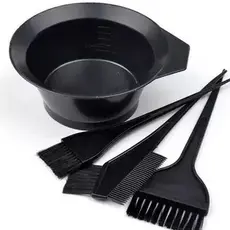 Kit Pintura Tintura De Cabelo 1 Pote E 2 Pinceis