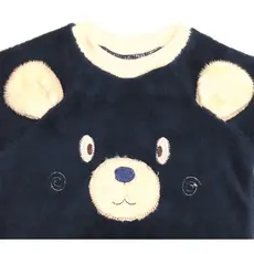 Conjunto Para Bebê Pelúcia Bordado Urso P-G