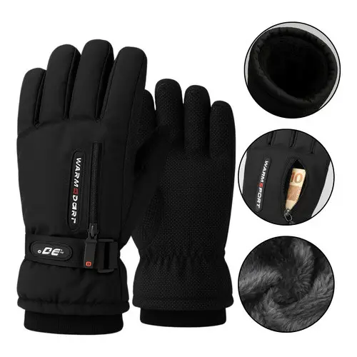 Luva Térmica Moto Frio Motoqueiro Impermeável Inverno