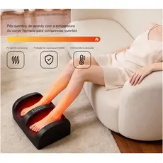 Massageador Elétrico De Pé Massagem Relaxante Terapêutica Anti Stress Linha Premium 110/220 Volts